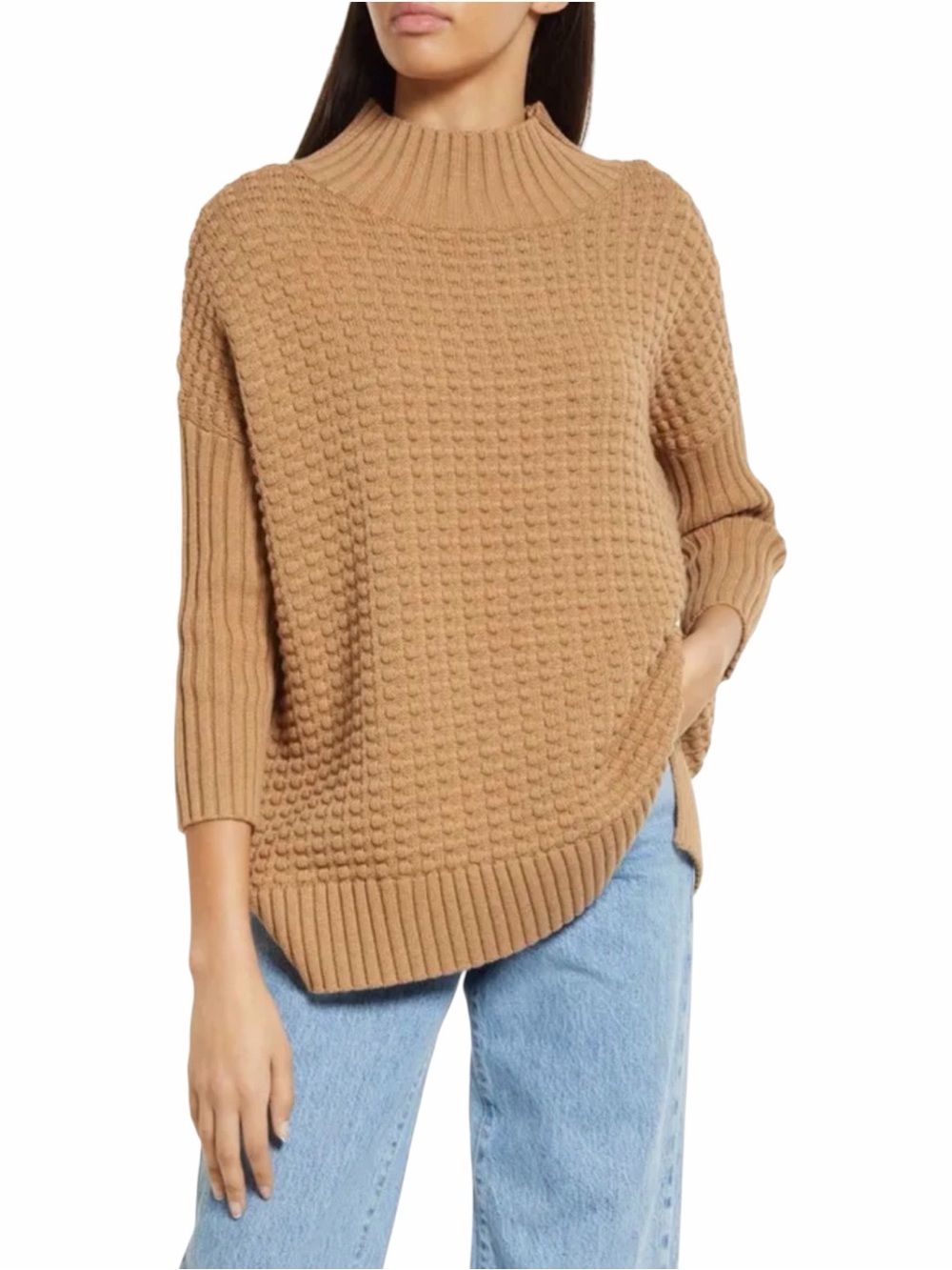 French Connection Mozart Popcorn 100% Cotton Sweater Size Large